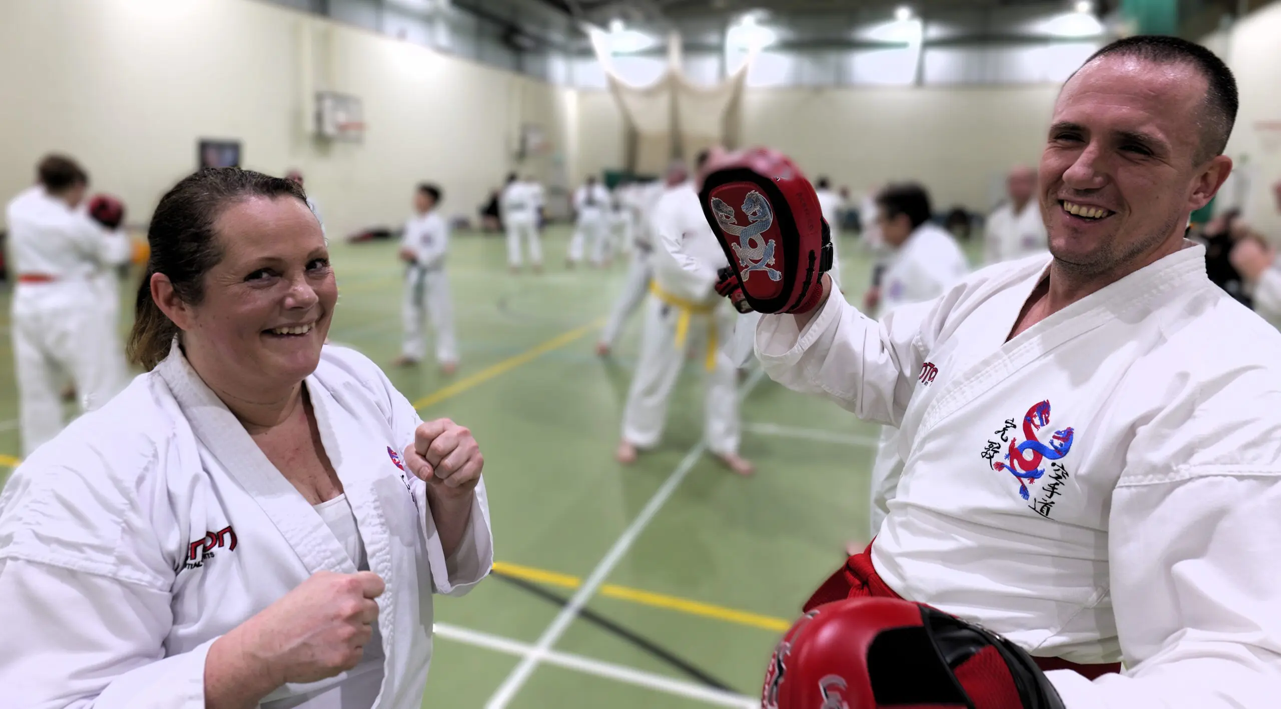 jogging, push ups, and aerobic exercises may help you burn calories. but learning to perform a roundhouse kick and create a hardened body through punches and other kicks in our sessions is far more fun
